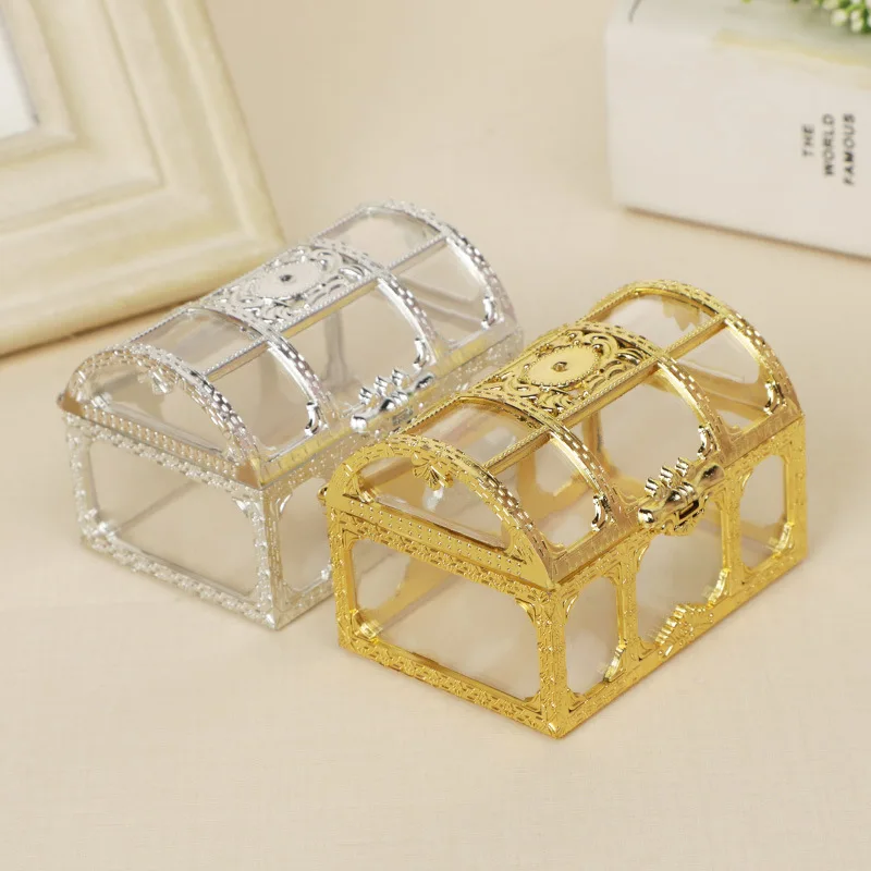 

Sundries Storage Box Jewelry Storage Box Square Openwork Treasure Chest Wedding Candy Box Multi-purpose Storage Box