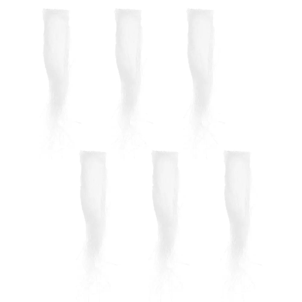 

Santa Eyebrows Costume Facial Hair Prom White Fabrics Christmas Claus Beard