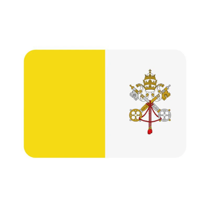 Vatican City Flag Souvenirs Refrigerators Fridge Magnets Home Decor Magnetic Acrylic Fridge Magnets customizable