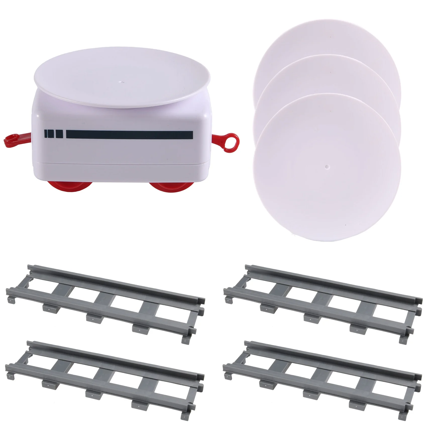 Tren moderno, juguete de sushi giratorio, juego para niños, hacer sushi DIY, fiesta de sushi familiar B