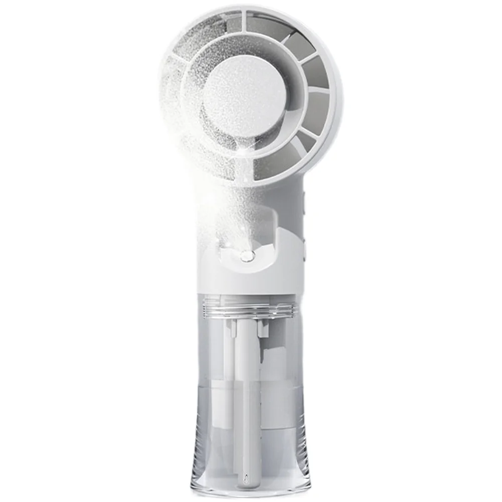

USB Rechargeable Portable Mist Fan Combining 4 Fan Speeds and Continuous Mist for Personal Temperature Control