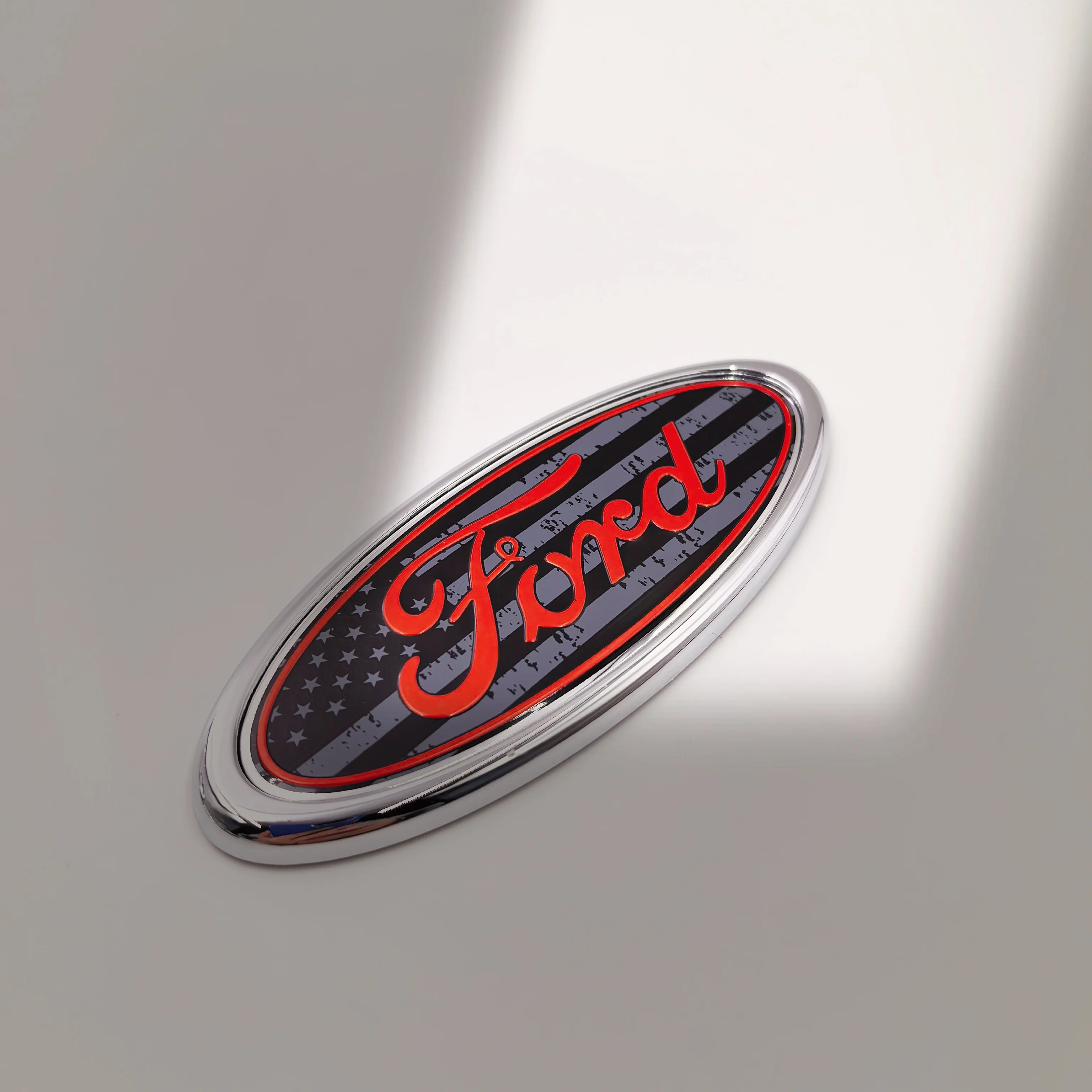Für Ford 115/125/145/150/175/225mm Auto-Logo Motorhaube Heckklappe Emblem Auto-Emblem Frontgrill Heckklappe Motorhaube Emblem