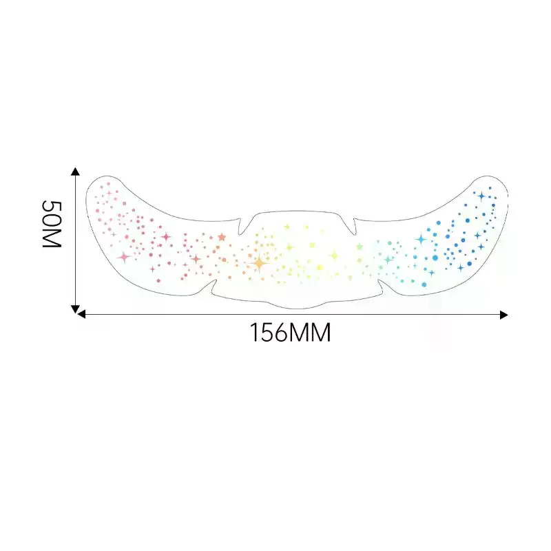 1 ورقة بريق النمش ملصقات ثلاثية الأبعاد القلب النمش الوشم بريق ملصقات للماء درجة الحرارة الوشم #6