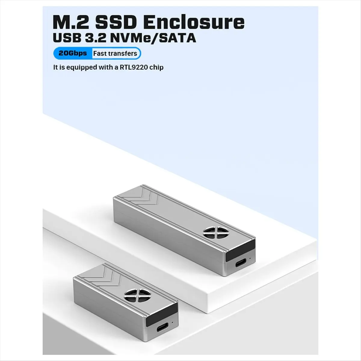 【~ New Y24A】New 20G M.2 Solid State Drive Box NGFF-NVME Dual Protocol External Reading Notebook Mobile Phone Use Short