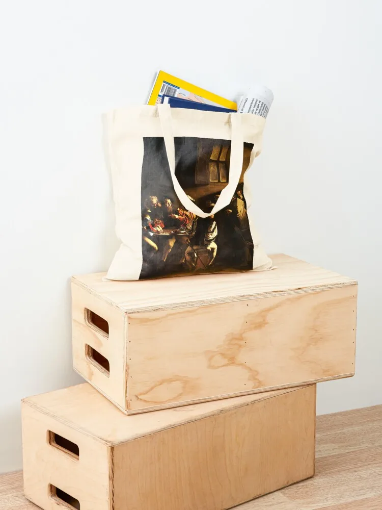 Caravaggio The Calling Of Saint Matthew Tote Bag eco bag folding Shopper handbag Women's shopping bag Big