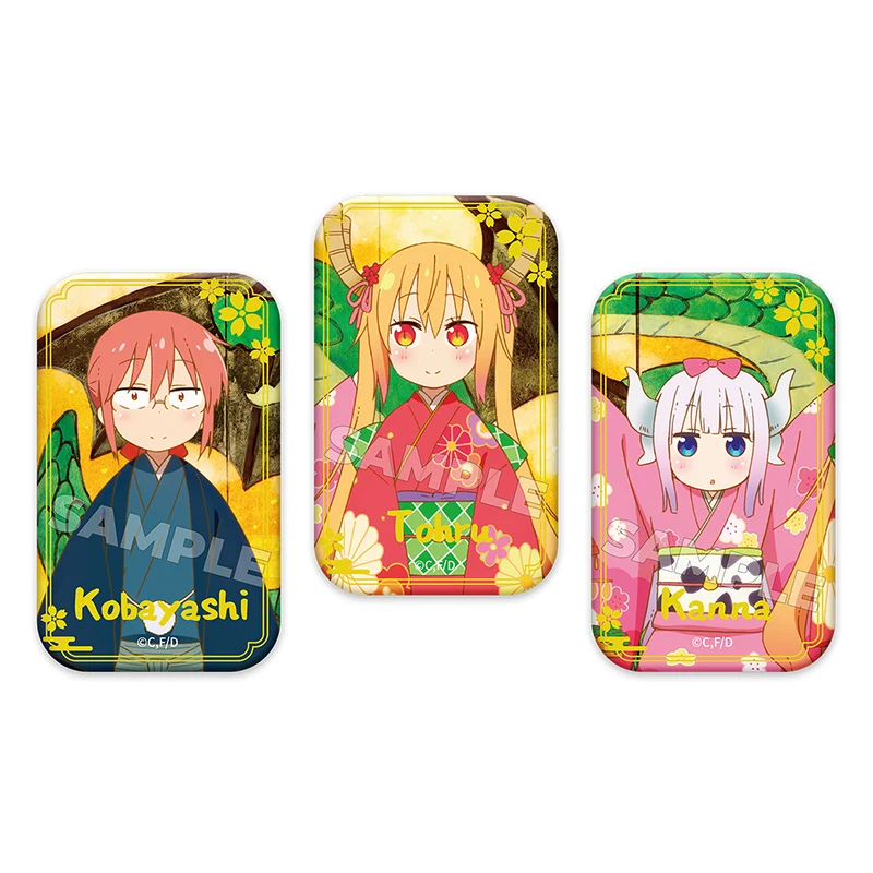 كوباياش دراجون جيرل توهرو كنا كوباياشي سلسلة السنة الجديدة سكوت ديكور مغناطيس الثلاجة هدية #3