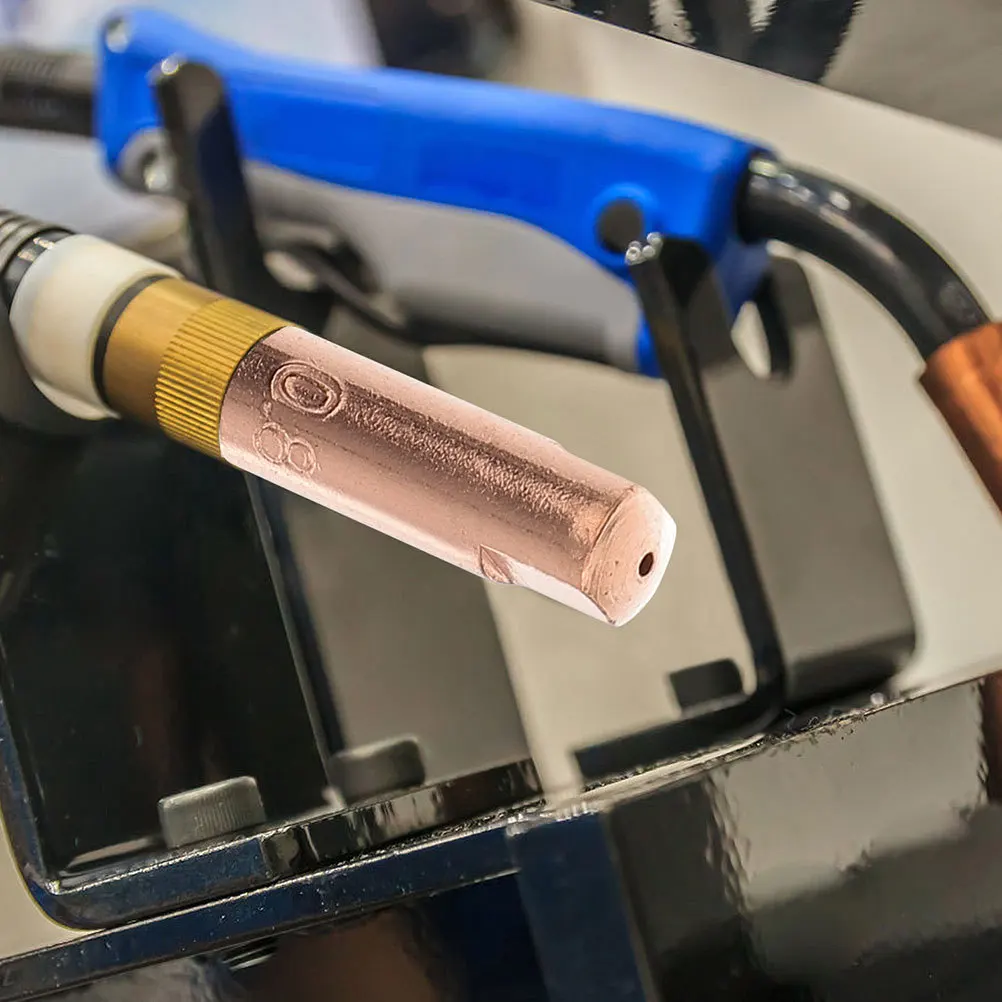 

40pcs Contact Tips Flux Core Gasless Nozzle 0.6/0.8/0.9/1.0Mm Copper Welding Torch Tip Rose Gold Precision Wire Guide For 15Ak