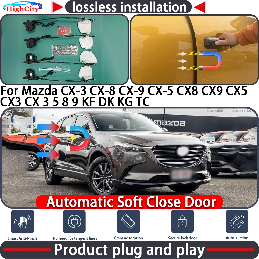 

Closing Door Lock Actuator for Mazda CX-3 CX-8 CX-9 CX-5 CX8 CX9 CX5 CX3 CX 3 5 8 9 KF DK KG TC Soft Power Latch System Auto