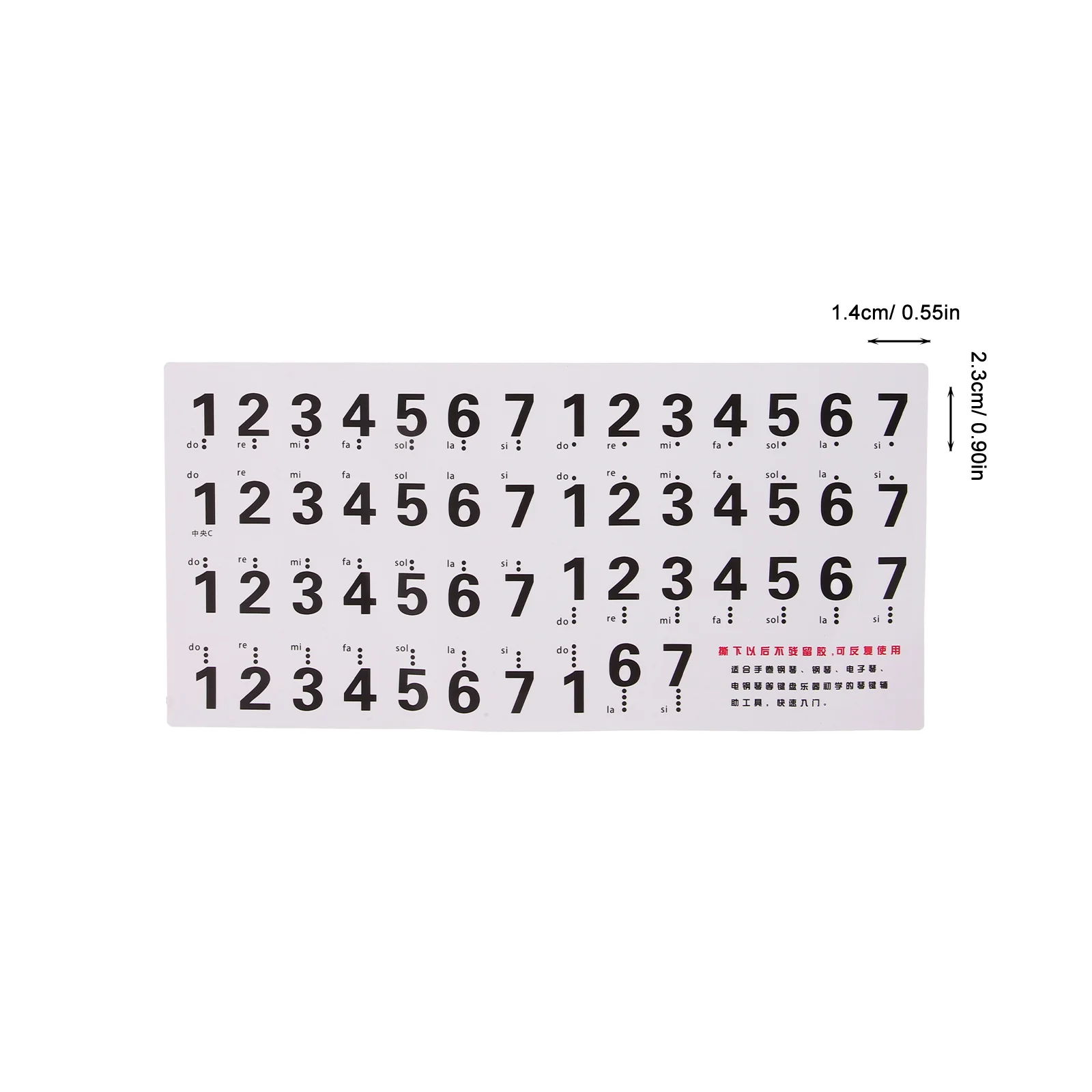 88 Keys Piano Key Stickers Keyboard Number Stickers Piano Stickers For Piano Keyboard Adhesive Sticker Musical Instruments Parts