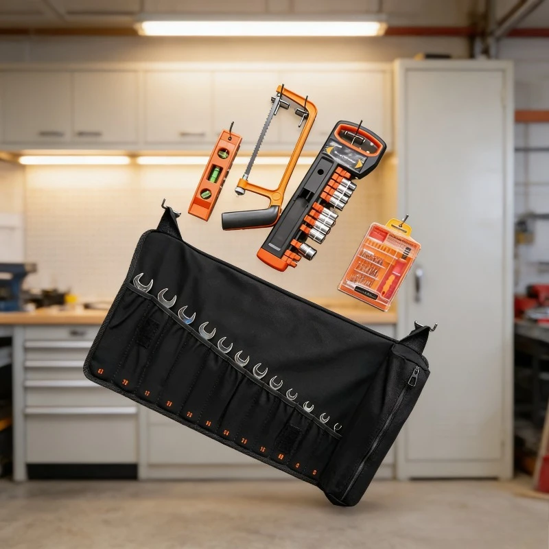

Многофункциональная сумка для инструментов, портативный органайзер для инструментов, высококачественная профессиональная рабочая сумка для инструментов.
