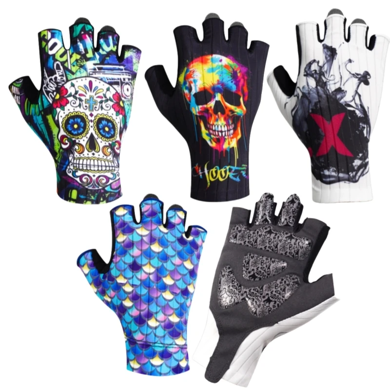 CNC Gloves Bicycle accessories Mtb Gloves Summer Cycling gloves Half Finger Bicycle Gloves Fitness Sports Bike Outfit