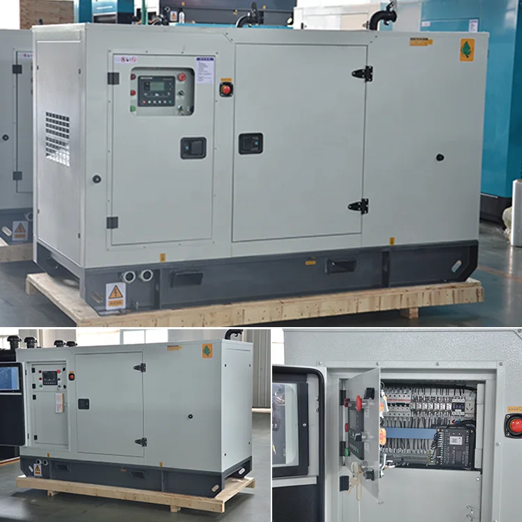 Silent Type Auto Start 80kva 64kw Water Cooled 3 Phase 4BTA3.9-G11 Diesel Generator with Cummins Engine