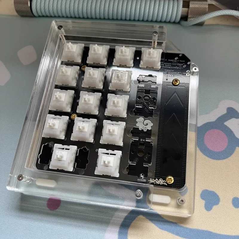 

M017 V2 Mini Number Keyboard Kit Wired Type-C Single-mode Hot Swap Adjustable Key Numeric Keyboards Office Mechanical Keyboard