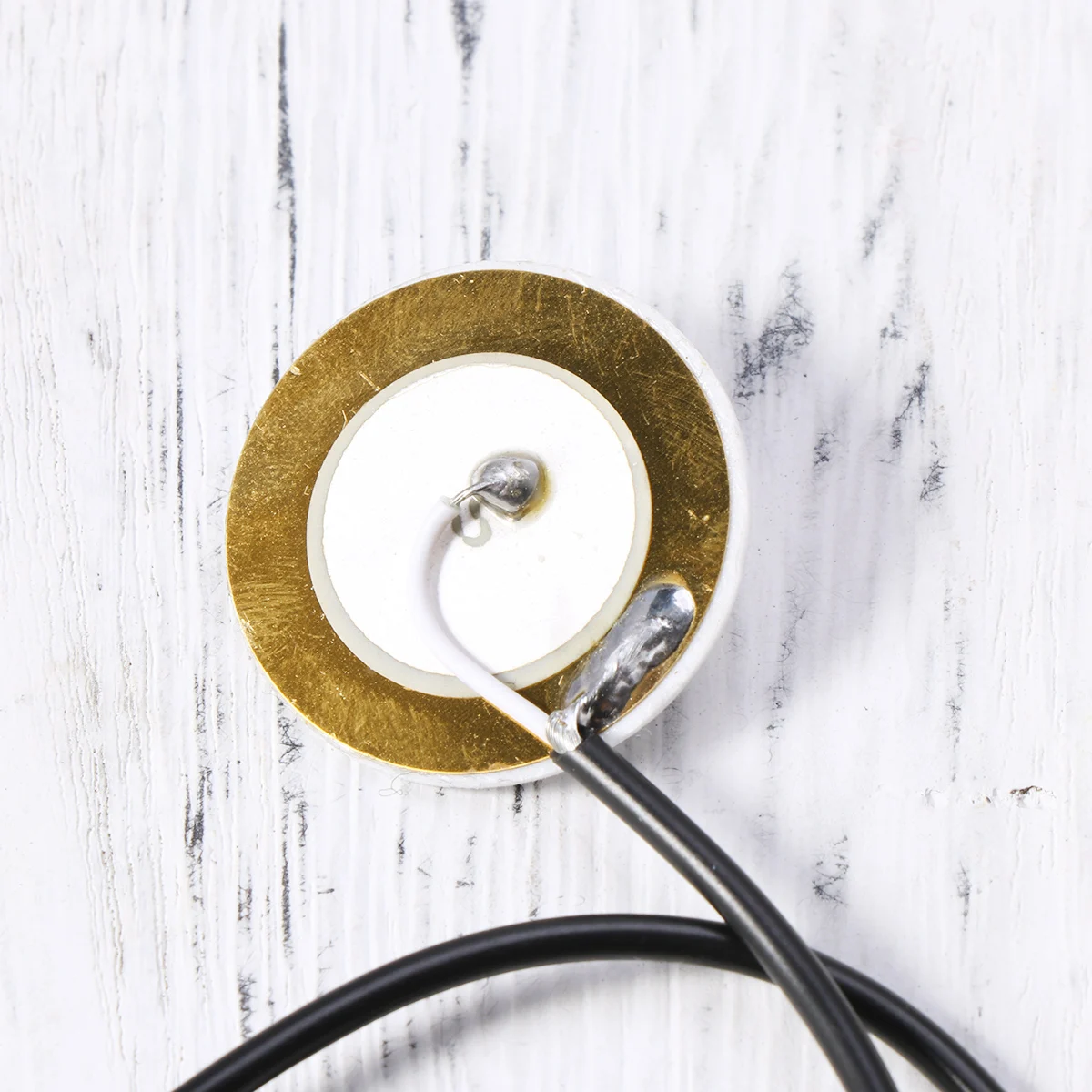 

High-Quality 14.7 Inch Pickup Cigar Box Guitar Piezo Transducer 24-Gauge Copper Wire 1/4 Inch Jack 9.5Mm Threaded Shaft Acoustic