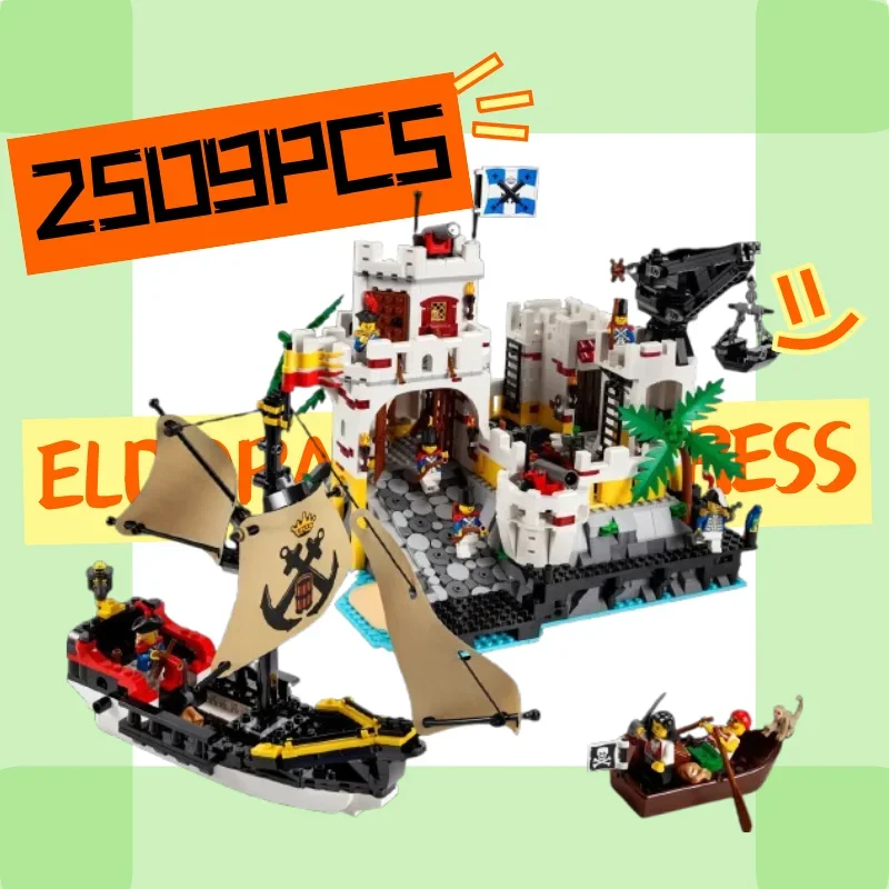 10320 Compatible Building Blocks Medieval Pirates Series Eldorado Fortress Pirate Barracuda Bay Modular DIY Bricks Gifts