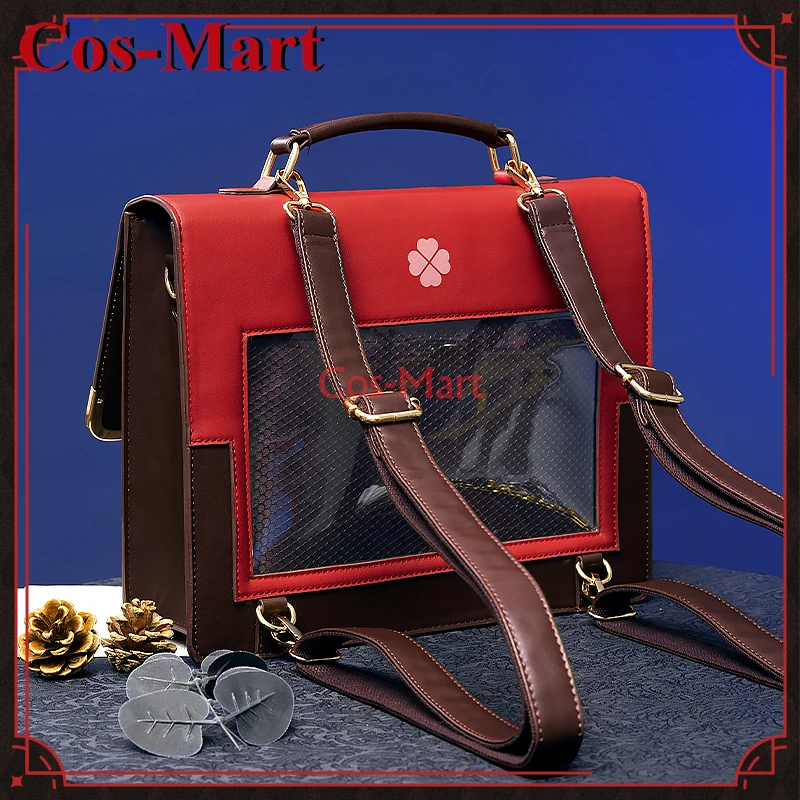 Cos-Mart Genshin Impact Klee Bag Cosplay Theme Impression Pack Daily Preppy Commuter Backpack Fashion Messenger Bag Itabag Game