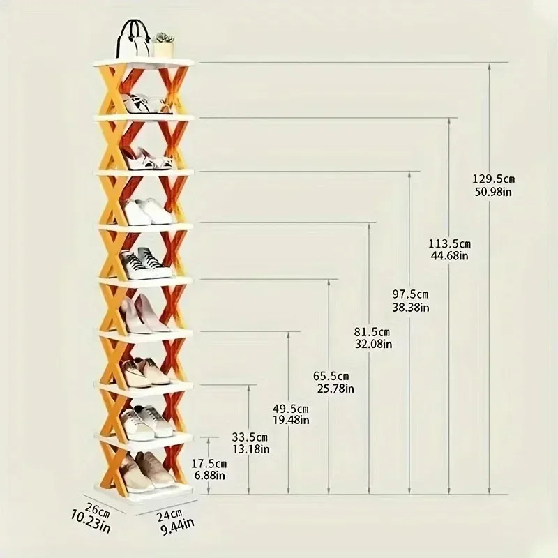 Nuovi scaffali per scarpe Organizer per riporre le scarpe scarpiera staccabile salva la famiglia scaffale per la casa multistrato semplice scaffale