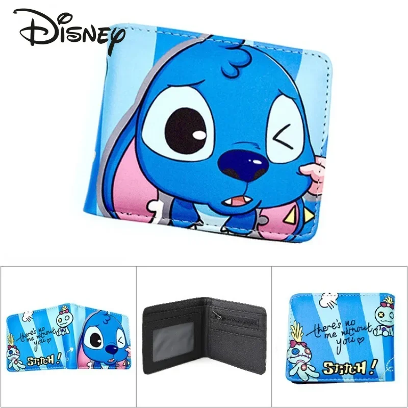 

Новый детский кошелек Disney Stitch, роскошный брендовый модный детский кошелек Zero с несколькими отделениями для карт, вместительный кошелек Zero