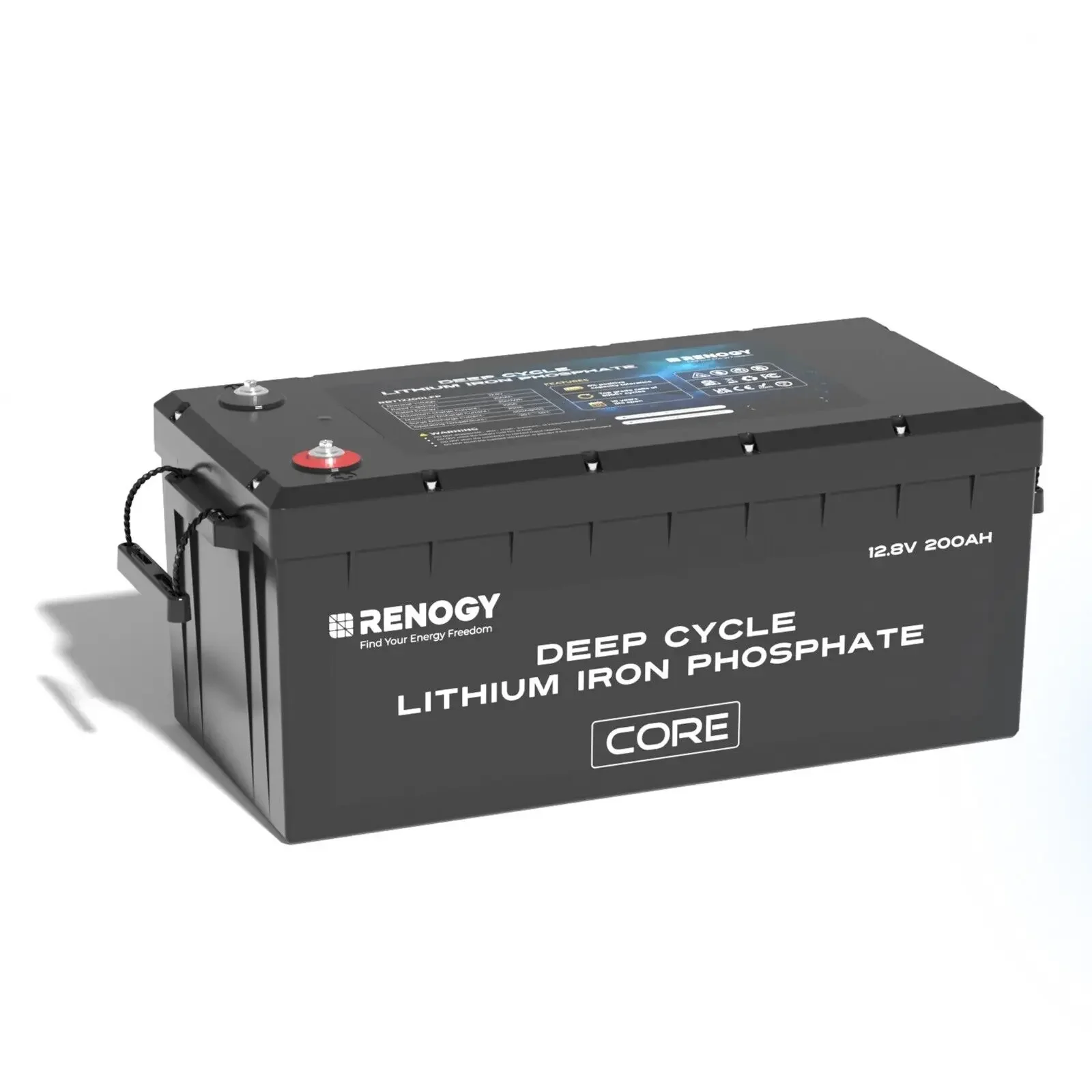 

Renogy 12V/24V/48V 200Ah Core Series Deep Cycle Lithium Iron Phosphate Battery