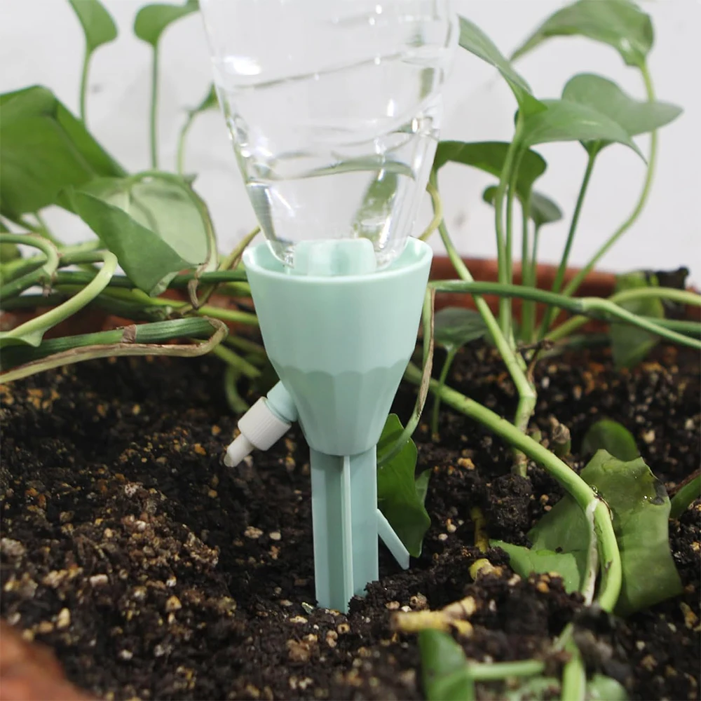 3Pcs Adjustable Drip Irrigation System Automatic Self Watering Spikes for Plants Indoor Outdoor Potted Plants Irrigation System