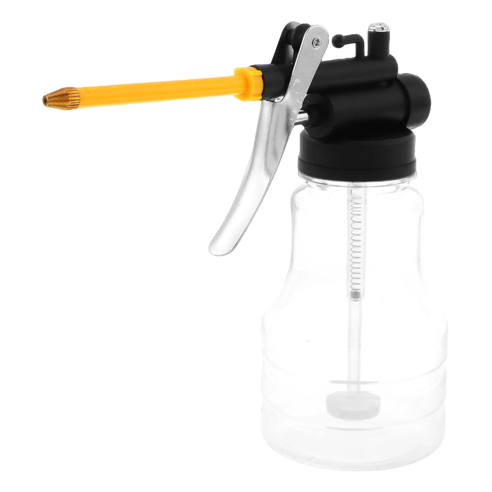 

High Pressure Transparent Oil Can 250Ml Engine Oil Dispenser Portable Manual Pump for Cars Handheld Oiler Bucket