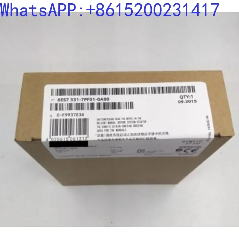 Brand new genuine unopened 6ES7 331-7PF01-0AB0 6ES7331-7PF01-0AB0