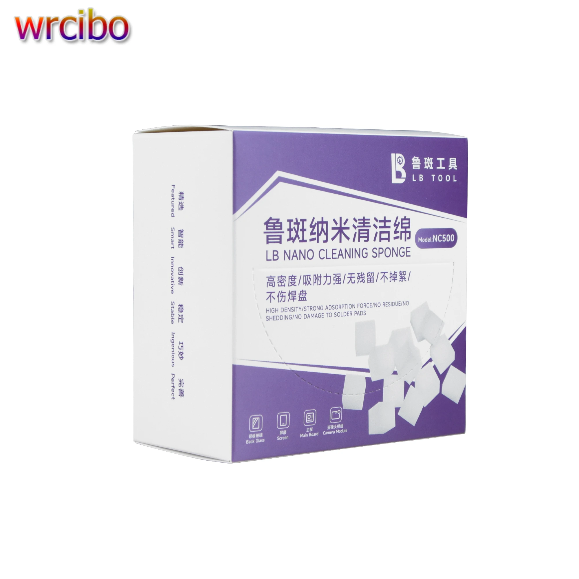 

Luban NC500 Нано-чистящая губка высокой плотности, сильная адсорбционная сила, для стекла, ЖК-экрана, материнской платы, очистки модуля камеры