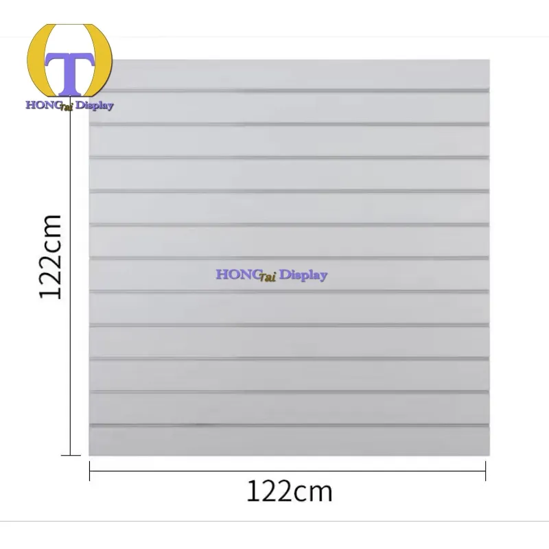 Custom.High Quality 4*4ft Slat MDF Board Indoor Fibreboards for Smoke Shop SlatWall