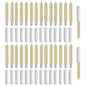 Cricut Maker 3, Maker, Explore 3, Explore Air 2, Air, One, Venture, Cuts Glitter 비닐용 블레이드, 45 ° 파인 포인트 블레이드, 30Pc