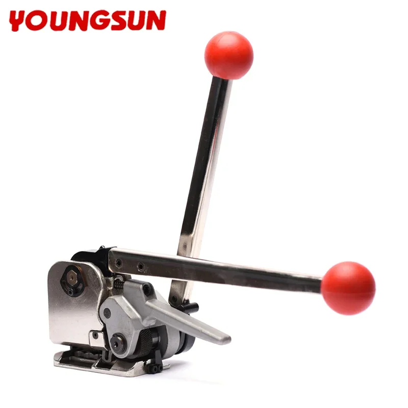 Stainless Steel Strip Tightening Strapping Tool Hand Lift Strapping Machine GD35 Sealless Combination Strapping Tools