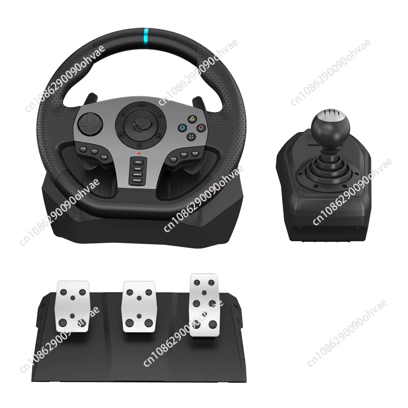 For PS4 Steering Wheel Gaming  900 Degree Rotation  V9 Game Steering Wheel