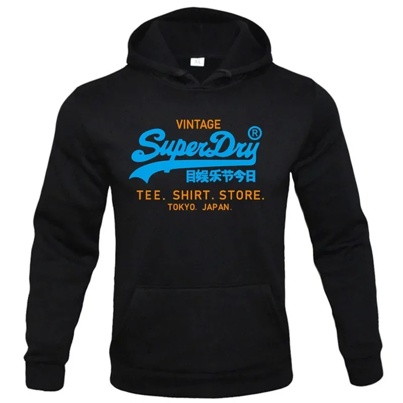 2024 Women Clothing Fashion Superdry Letter Hoody Trend Funny Men Hoodies Sweatshirts Hip Hop Streetwear Pullover Sport Hoodie