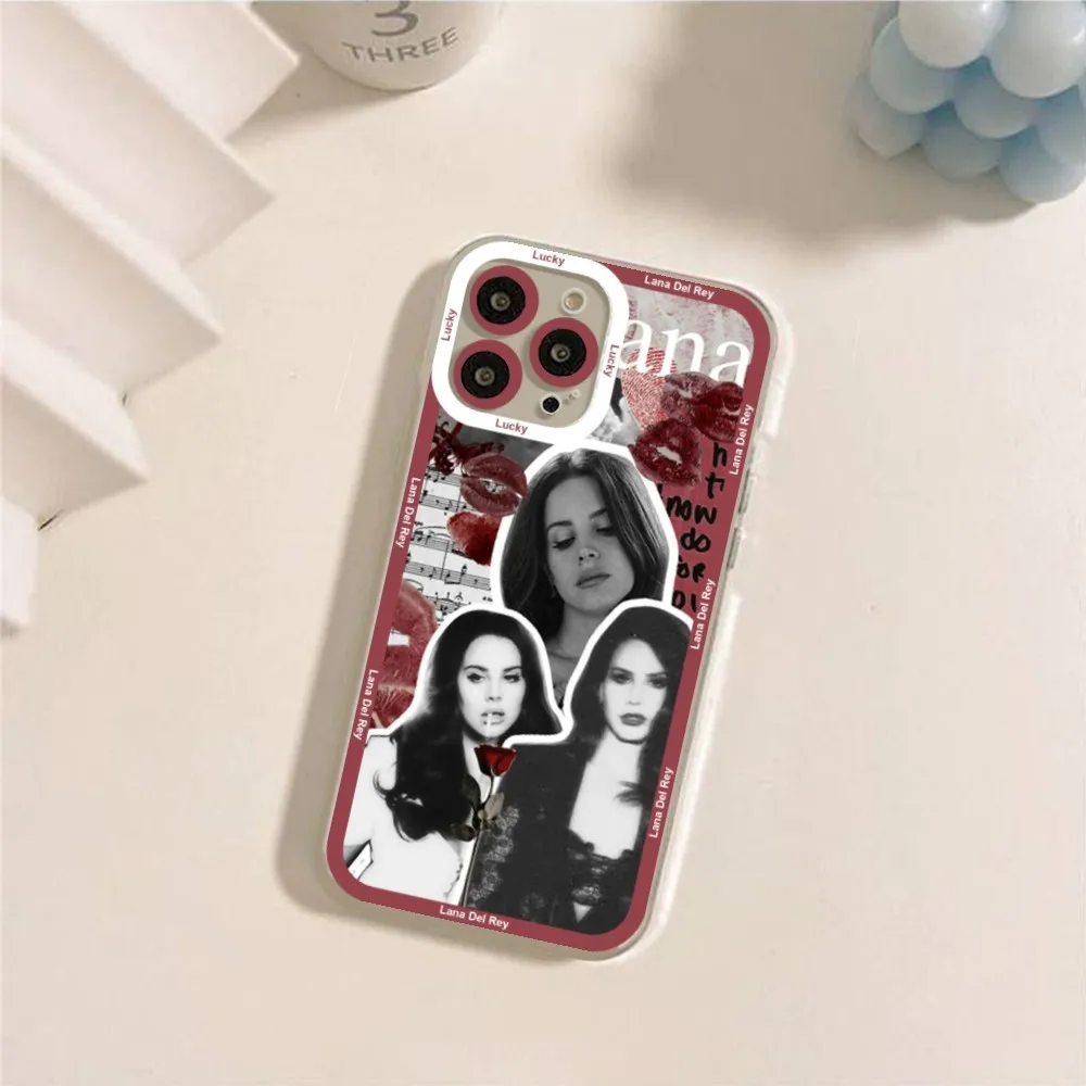 Lana Del Rey Singer Kraft Poster Phone Case For iPhone 12 11 13 14 Pro Max XR XS Max X SE2020 7 8 Plus Case