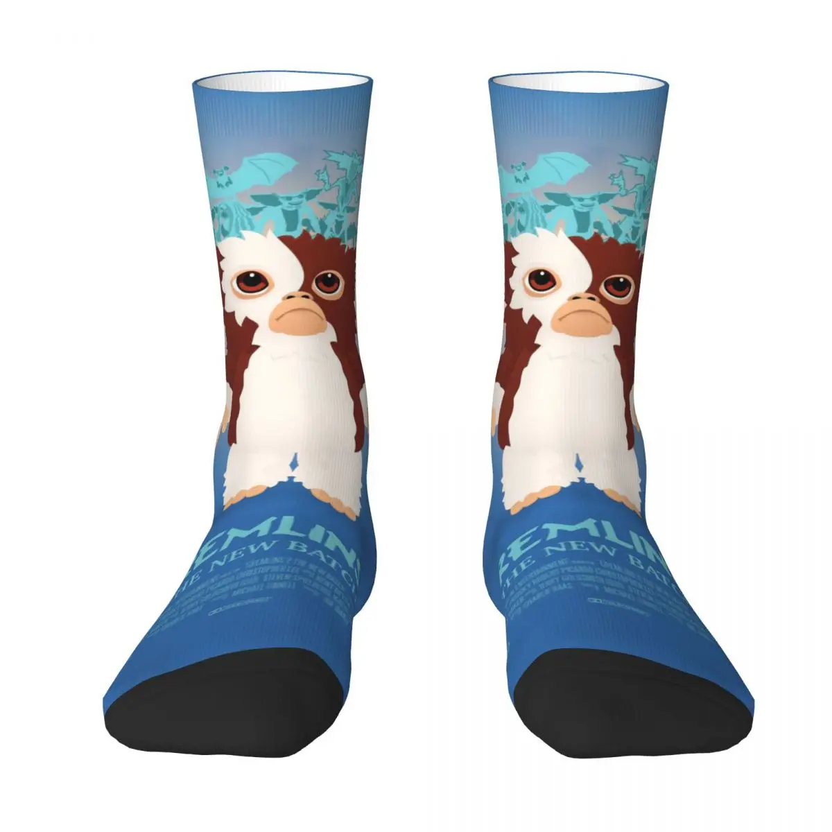 Gremlins Poster Unisex Winter Socks Warm Happy Crew Socks Street Style Crazy Sock