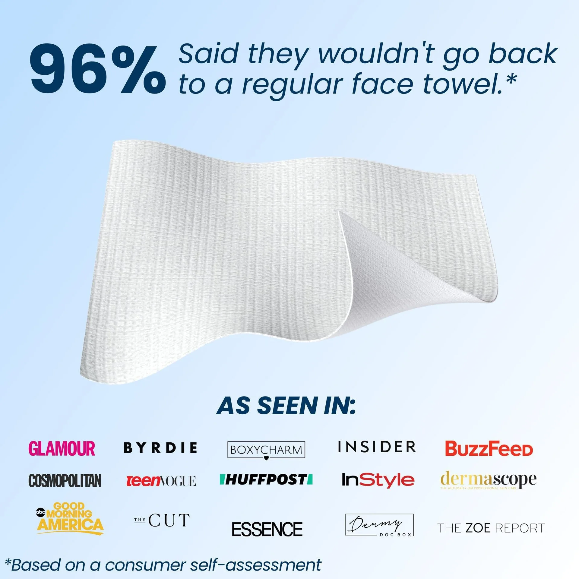 Disposable Face Towel Clean Skin Face Wipe Disposable Facial Wipe for Makeup Removal Ultra-Soft Gentle On Skin Facial Washcloth