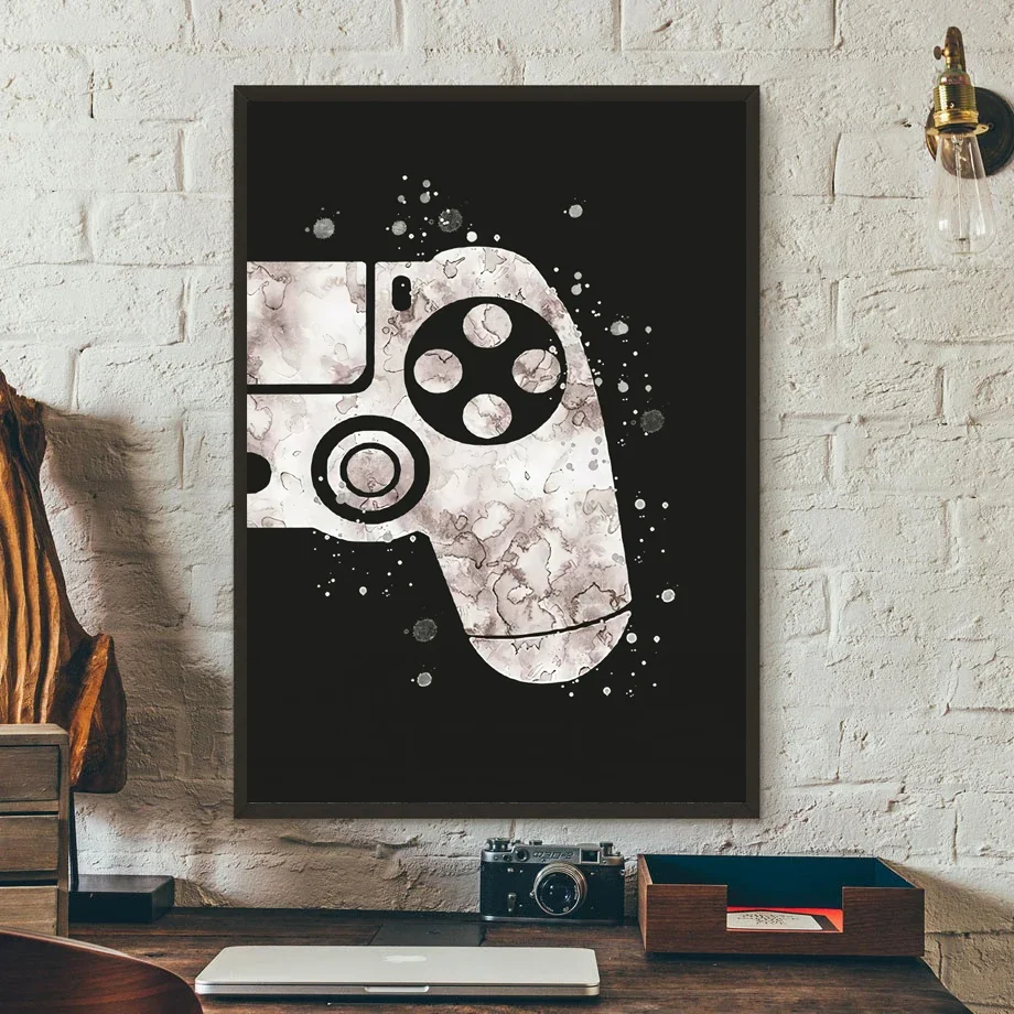 Gaming Room Canvas Paintings Gamepad Decoration Bedroom Posters and Prints Wall Art Pictures Gamer Gift for Boys Children Room