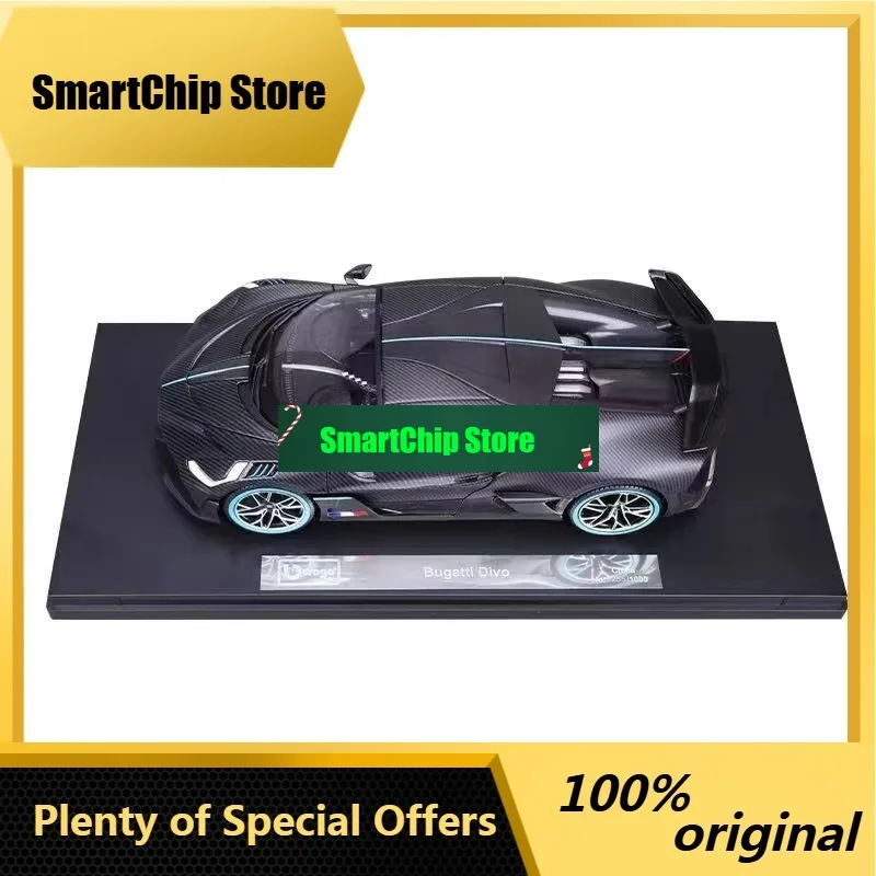SmCpBburago 1:18 50th Anniversary Carbon Fiber Ferrari Daytona Sp3 50th Alloy Miniature Diecast Model Limited Edition Model Toy