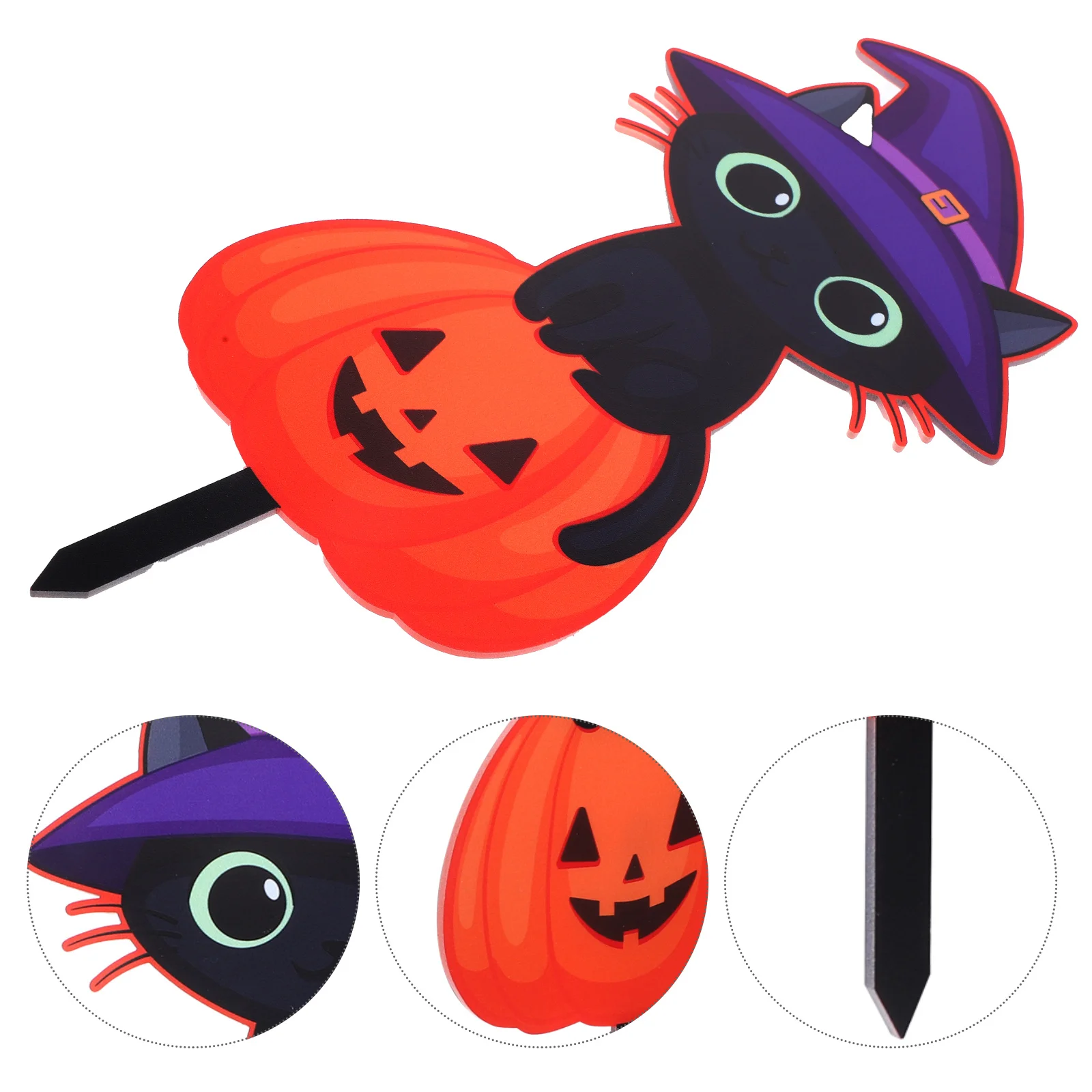 اليقطين ساحة ديكور هالوين الحديقة تسجيل حصة علامات الحديقة في الهواء الطلق الطرف الديكور منزل مسكون صغير الاكريليك زخرفة