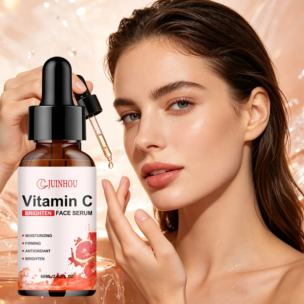 JUINHOU Vitamin C Brightening Face Hydrating Moisturizer Serum  Deep Hydration Brighten Skin Boost Radiance For All Skin Types