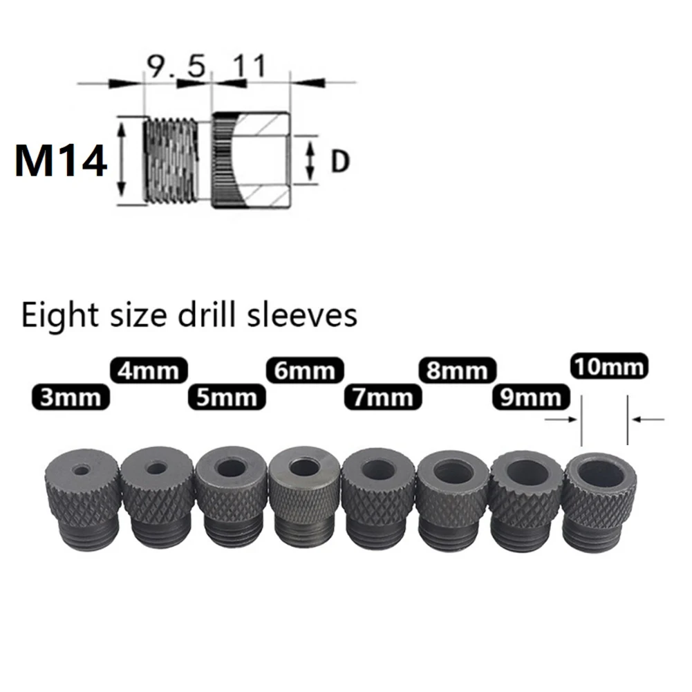 3-10mm Pocket Hole Jig Drill Sleeves For Doweling Jig Hole Drilling Locator Drills Guide Bushing Carpenter Woodworking Tools