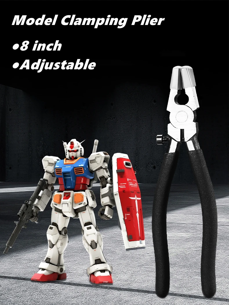 8 Inch Model Clamping Pliers Model Tools Adjustable Tiles Nippers Glass Cutter Ceramics Practical Breaker Glass Pliers DIY Tool