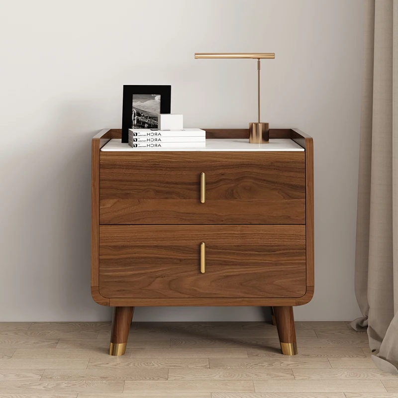 Minimalist Nordic Nightstand Aesthetic Storage Cute Storage Bedside Table Luxury Trendy Cajones De Dormitorio Home Furniture