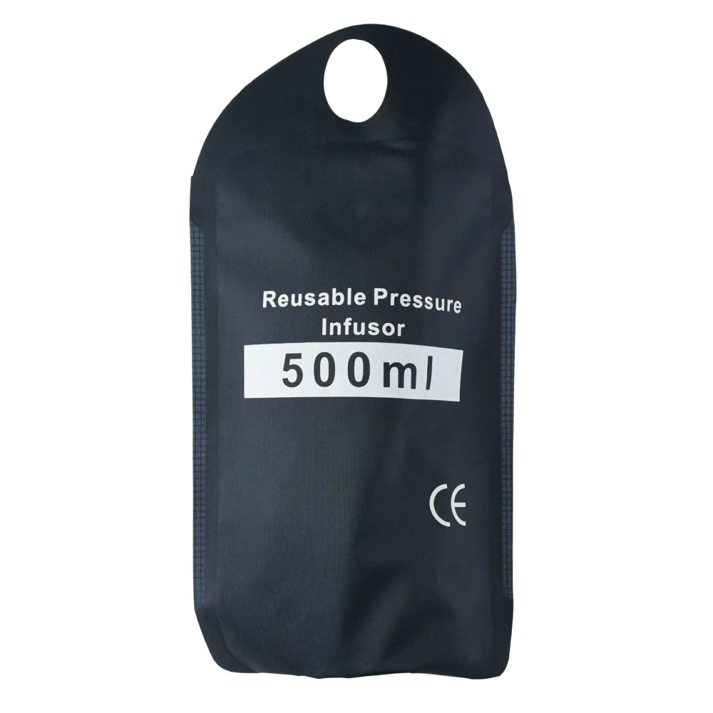 Medical Pressure Infusion Bag 500ml For QUALITY FLUID With Gauge And Bulb