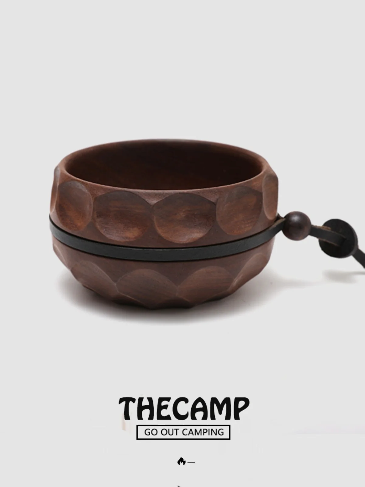 

Outdoor Cam Wooden Bowl Bla Walnut Real Wood Cup Drink Organizer Creative Dip Sauce Bowl Ele Outdoor Utensilsware
