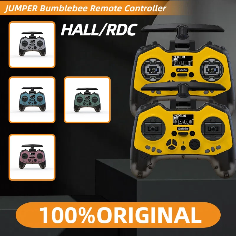 JUMPER Bumblebee Remote Controller ELRS 2.4GHz Hall RDC50 Small Size Remote Control 1000mW ELRS Radio Transmitter For Rc Drone