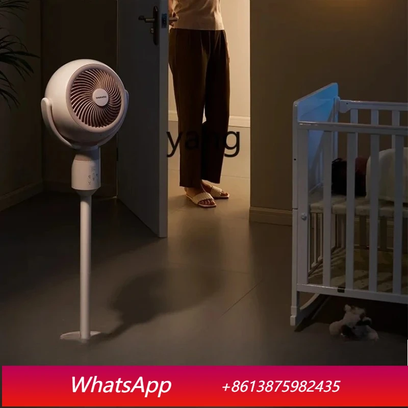 

lX Household Rotating Electric Fan Stand Dual-Purpose Floor Fan Frequency Conversion