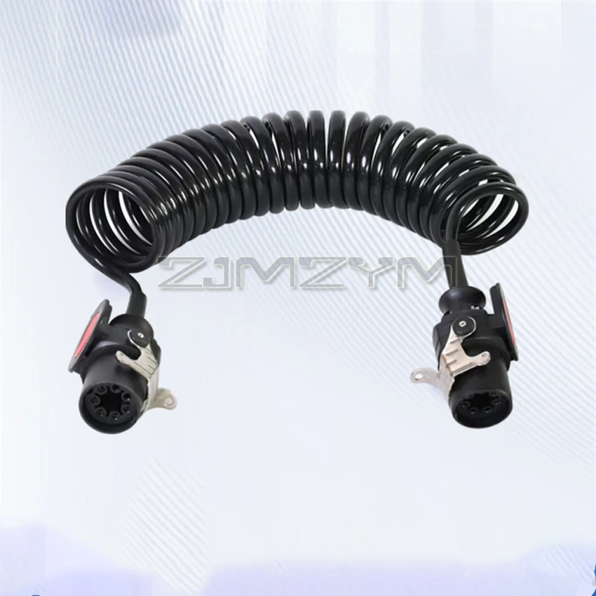 ABS Large Ring 7 PIN Spring Wire Assembly Trailer Specific EBS Brake System Connection Wire For Truck and Trailer