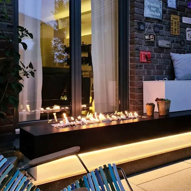 

Новинка: Умный электрический камин 60 дюймов для использования в помещениях, с дистанционным управлением и регулируемым термостатом, для отелей