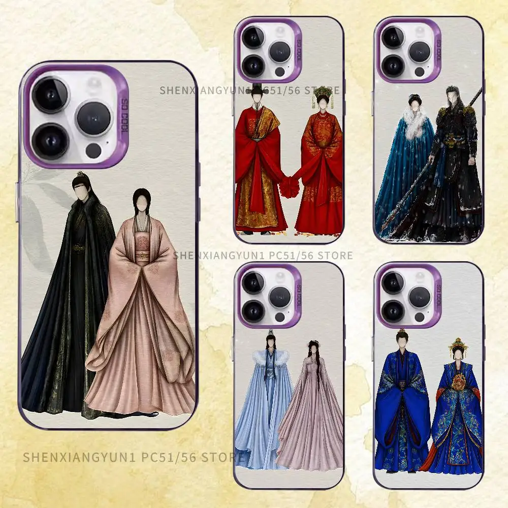 

Period Costume Couple Phone Case For IPhone 17 16e 16 15 14 13 12 11 Pro Max X XS MAX Back Cover