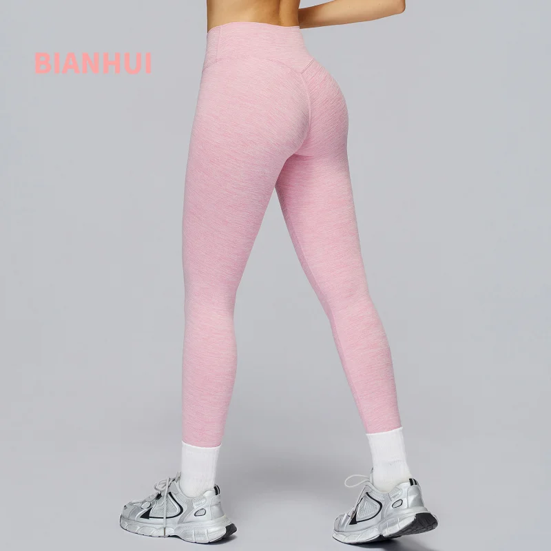 

BIANHUI Women Yoga Pants High Waist Quick-Dry Slimming Sports Pants Running Outdoor Fitness Wear Leggings Workout Woman Clothing